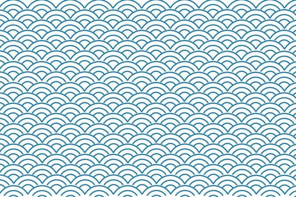 Wave Ocean Seamless Pattern