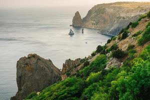 The mountains of Cape Fiolent in Crimea photo