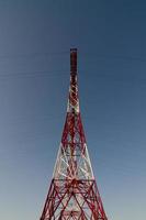 High-voltage power line photo