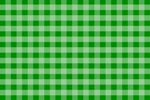 Green Gingham Pattern Background vector