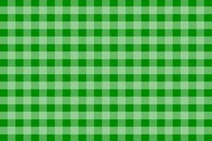 Green Gingham Pattern Background vector