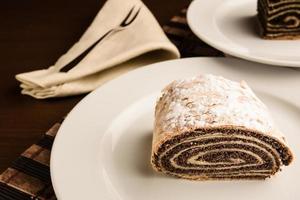 Strudel with poppy seeds photo