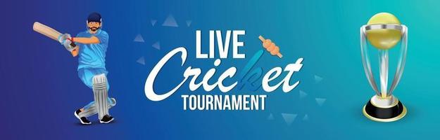 Cricket Tournament Banner Vector Art, Icons, and Graphics for Free Download