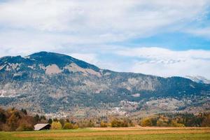 Mountains of the Alps in Slovenia photo