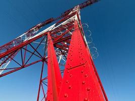 High-voltage power line photo