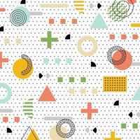 Abstract colorful geometric pattern element design decoration background. illustration vector eps10