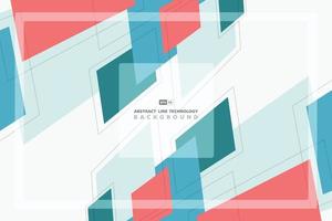 Abstract pastel geometric colorful pattern design background. illustration vector eps10