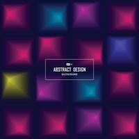 Abstract square color gradient of tech design pattern cover background. illustration vector eps10