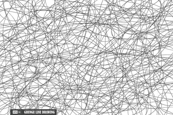 Abstract grunge black line pattern design artwork background. illustration vector eps10