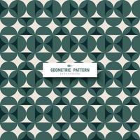 Abstract green trendy of minimal circle geometric pattern design background. illustration vector eps10
