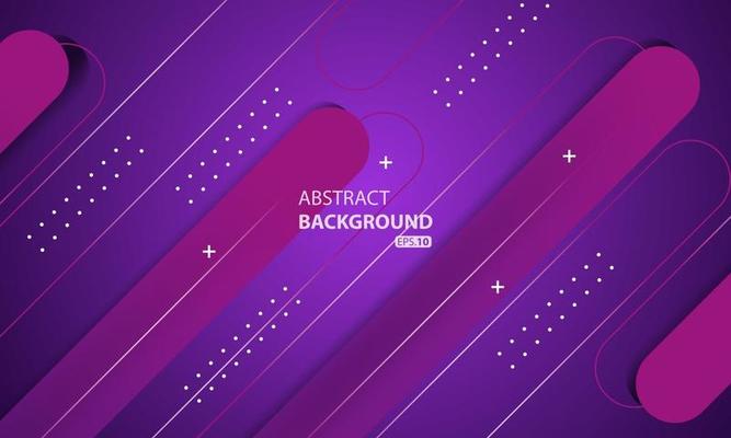 Minimal geometric purple background. Dynamic shapes composition.