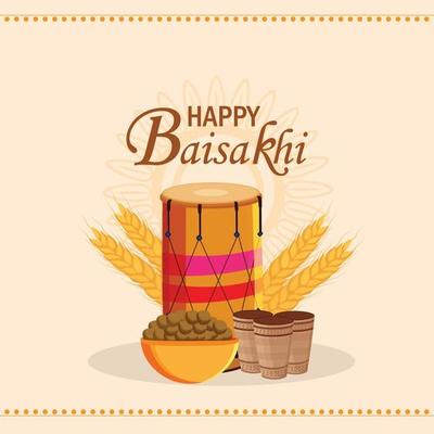 Happy Baisakhi Vector Art, Icons, and Graphics for Free Download