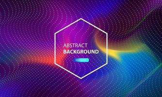 abstract particle flow background with dots combination. Dynamic abstract liquid particles background. vector