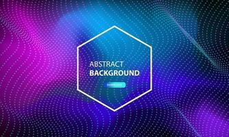 abstract particle flow background with dots combination. Dynamic abstract liquid particles background. vector