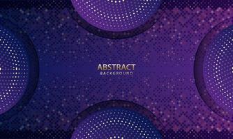 Abstract futuristic dark blue background with glitter. 3d backdrop. Realistic vector illustration.