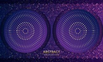 Abstract futuristic dark blue background with glitter. 3d backdrop. Realistic vector illustration.