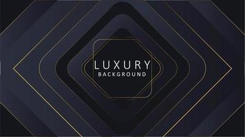 Abstract Black Gold Luxury Background with gold line , you can use for Wallpaper and Web Background. vector