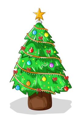 A christmas tree illustration