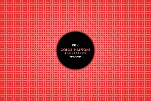 Abstract coral pattern of halftone background. illustration vector eps10