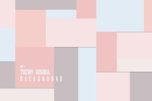 Abstract soft pastel color design of square pattern shape artwork background. illustration vector eps10