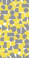 Geometrical seamless pattern. Perfect for background, wallpaper, fabric or wrapping paper. Flat illustration. vector
