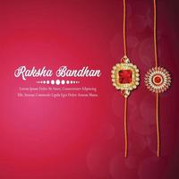 Creative elements of rakhi for happy raksha bandhan vector