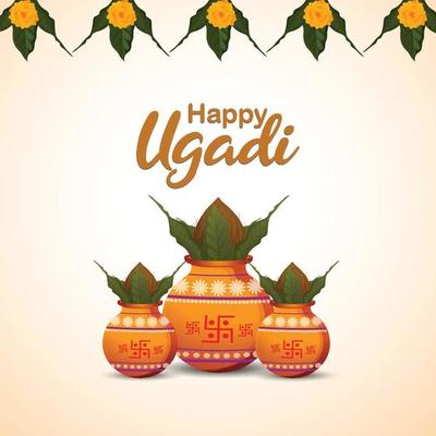 Ugadi Greetings Vector Art, Icons, and Graphics for Free Download