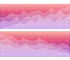 diseño de vector de estadísticas de infografía. arriba y abajo