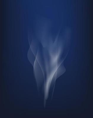 Grey smoke vector effect. Template for design