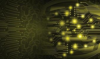 cyber circuit future technology concept background vector