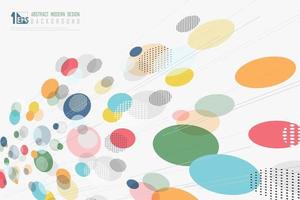 Abstract colorful dot design decoration pattern artwork background. illustration vector eps10
