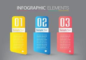 modern text box template, banner Infographics vector
