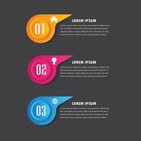 modern text box template, banner Infographics vector