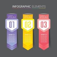 modern text box template, banner Infographics vector