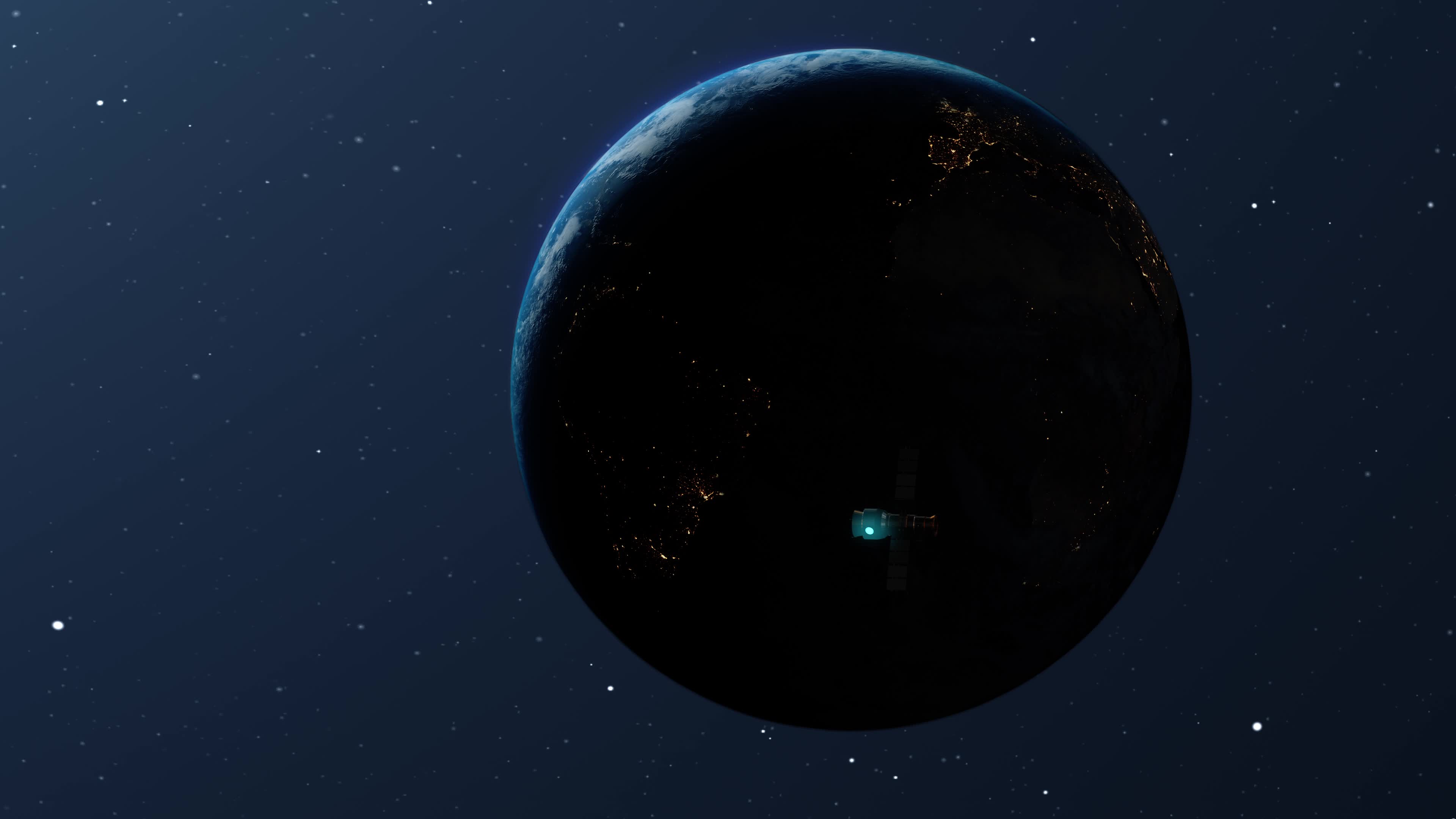 Artificial Satellite Revolving Around Earth 2158317 Stock Video At Vecteezy artificial-satellite-revolving-around-earth-2158317-stock-video-at-vecteezy