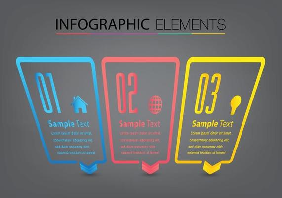 modern text box template, banner Infographics