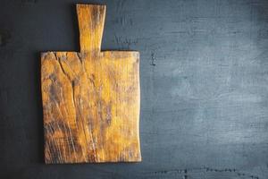 Rustic cutting board photo