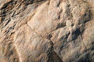 Limestone with scratches photo