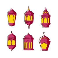 Ramadan Kareem Lantern Collection vector