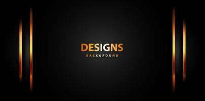 Modern Luxury Gold banner, abstract background board for text and message design vector