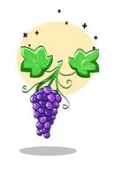 Grape vector illustration hand drawing