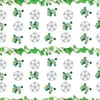 Organic Nature Spring Vector pattern