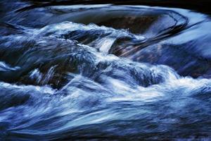 Blurred water movement photo