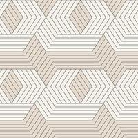 Seamless pattern with symmetric geometric lines. Repeating geometric tiles vector
