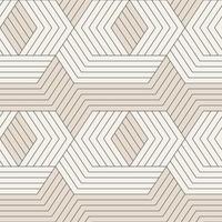 Seamless pattern with symmetric geometric lines. Repeating geometric tiles vector