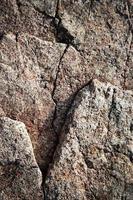 Gratinate rock with a crack photo