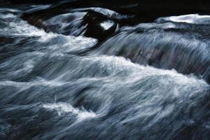 River rapids long-exposure photo