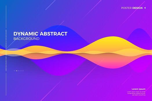 Abstract dynamic background vector