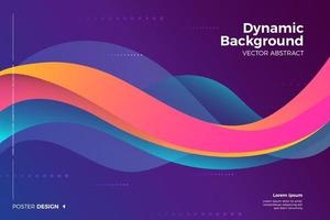 Abstract dynamic background vector