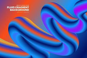 Fluid Vivid Gradient Background vector